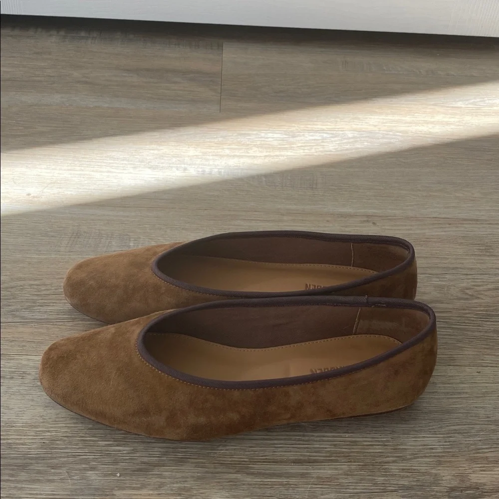 Steve Madden Brown Suede Slip-Ons - Picture 2 of 7